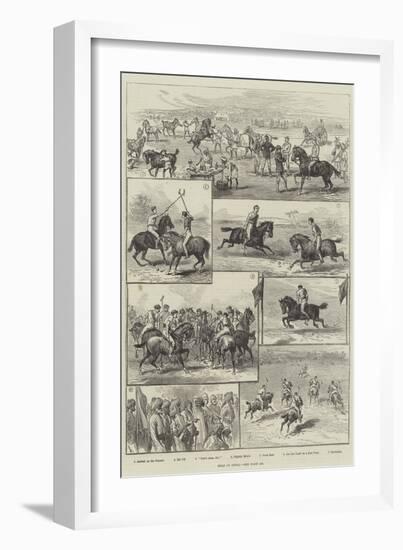 Polo in India-null-Framed Giclee Print