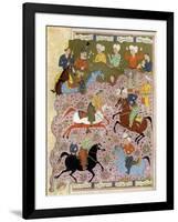 Polo in Persia in the 10th Century-null-Framed Giclee Print