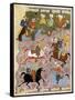 Polo in Persia in the 10th Century-null-Framed Stretched Canvas