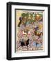 Polo in Persia in the 10th Century-null-Framed Premium Giclee Print