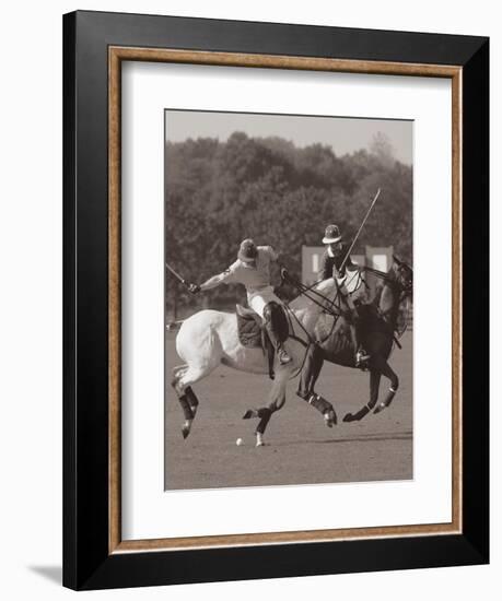 Polo In The Park I-Ben Wood-Framed Art Print