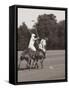 Polo In The Park II-Ben Wood-Framed Stretched Canvas