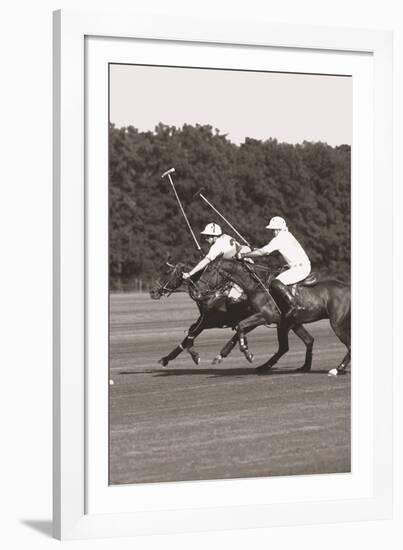 Polo In The Park III-Ben Wood-Framed Giclee Print