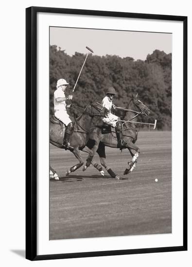 Polo In The Park IV-Ben Wood-Framed Giclee Print