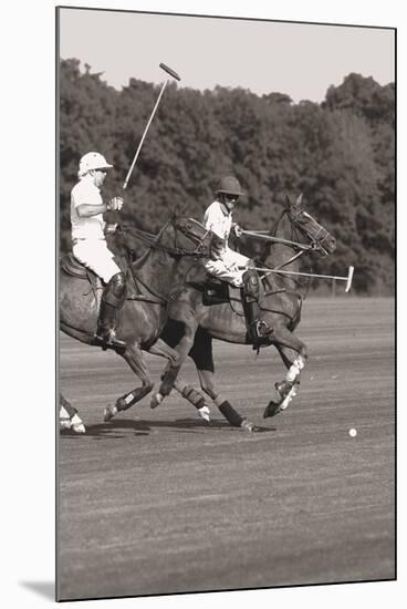 Polo In The Park IV-Ben Wood-Mounted Giclee Print