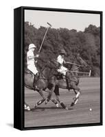 Polo In The Park IV-Ben Wood-Framed Stretched Canvas