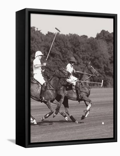 Polo In The Park IV-Ben Wood-Framed Stretched Canvas