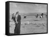 Polo Is Played on Amman Airport-null-Framed Stretched Canvas