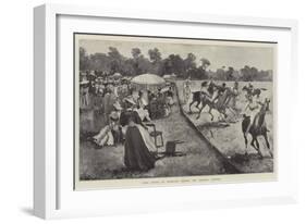 Polo Match at Ranelagh before the Colonial Visitors-Henry Charles Seppings Wright-Framed Giclee Print