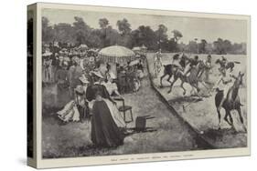Polo Match at Ranelagh before the Colonial Visitors-Henry Charles Seppings Wright-Stretched Canvas
