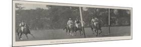 Polo Match Between Ranelagh and a Cavalry Team, a Goal for the Cavalry-null-Mounted Premium Giclee Print