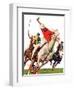 "Polo Match,"June 9, 1934-Maurice Bower-Framed Giclee Print