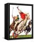 "Polo Match,"June 9, 1934-Maurice Bower-Framed Stretched Canvas