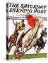 "Polo Match," Saturday Evening Post Cover, June 9, 1934-Maurice Bower-Stretched Canvas