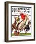 "Polo Match," Saturday Evening Post Cover, June 9, 1934-Maurice Bower-Framed Giclee Print