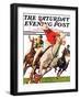 "Polo Match," Saturday Evening Post Cover, June 9, 1934-Maurice Bower-Framed Giclee Print