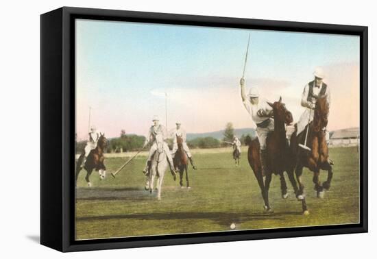 Polo Match-null-Framed Stretched Canvas