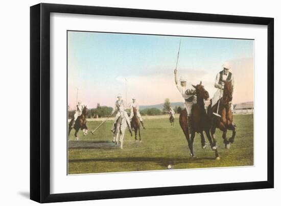 Polo Match-null-Framed Art Print