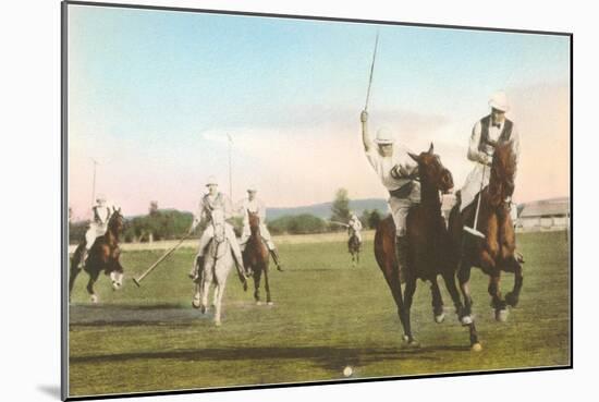 Polo Match-null-Mounted Art Print