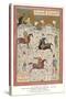 Polo, Persian Miniature-null-Stretched Canvas