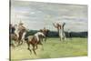 Polo player in Jenisch-Park, Hamburg 1902 - 1903-Max Liebermann-Stretched Canvas