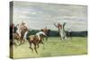 Polo player in Jenisch-Park, Hamburg 1902 - 1903-Max Liebermann-Stretched Canvas
