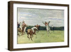 Polo player in Jenisch-Park, Hamburg 1902 - 1903-Max Liebermann-Framed Giclee Print