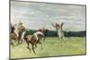 Polo player in Jenisch-Park, Hamburg 1902 - 1903-Max Liebermann-Mounted Giclee Print