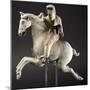 Polo Player, Painted Terracotta Statue-null-Mounted Giclee Print