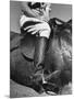 Polo Player Wearing Intricately Tooled Boots-Carl Mydans-Mounted Photographic Print