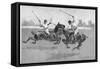 Polo Players, 1890-Frederic Remington-Framed Stretched Canvas