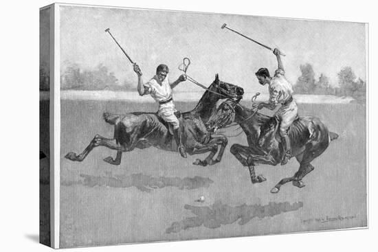 Polo Players, 1890-Frederic Remington-Stretched Canvas