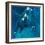 Polo Players - Blue-Neil Helyard-Framed Giclee Print