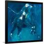 Polo Players - Blue-Neil Helyard-Framed Giclee Print