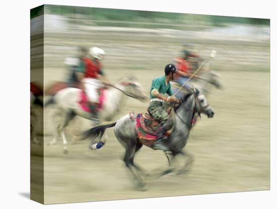 Polo Players in the Birthplace of Polo, Chitral, Pakistan, Asia-Upperhall Ltd-Stretched Canvas