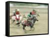 Polo Players in the Birthplace of Polo, Chitral, Pakistan, Asia-Upperhall Ltd-Framed Stretched Canvas