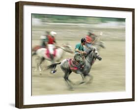 Polo Players in the Birthplace of Polo, Chitral, Pakistan, Asia-Upperhall Ltd-Framed Photographic Print