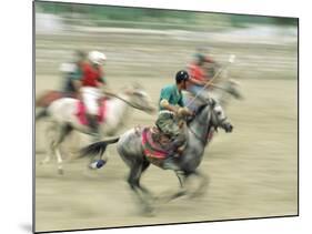 Polo Players in the Birthplace of Polo, Chitral, Pakistan, Asia-Upperhall Ltd-Mounted Photographic Print