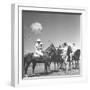Polo Players Preparing for a Game at the Canlubang Country Club-Carl Mydans-Framed Photographic Print