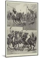 Polo Playing-Richard Caton Woodville II-Mounted Giclee Print