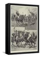 Polo Playing-Richard Caton Woodville II-Framed Stretched Canvas