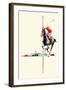 Polo Rider-null-Framed Art Print