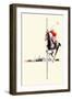 Polo Rider-null-Framed Art Print