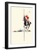 Polo Rider-null-Framed Art Print