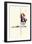 Polo Rider-null-Framed Art Print