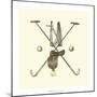 Polo Saddle-Vision Studio-Mounted Art Print