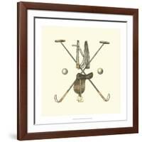 Polo Saddle-Vision Studio-Framed Art Print