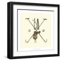 Polo Saddle-Vision Studio-Framed Art Print