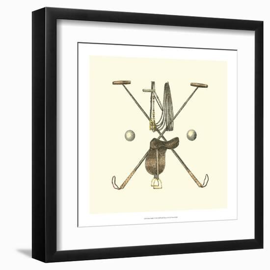 Polo Saddle-Vision Studio-Framed Art Print