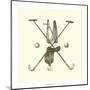 Polo Saddle-Vision Studio-Mounted Art Print